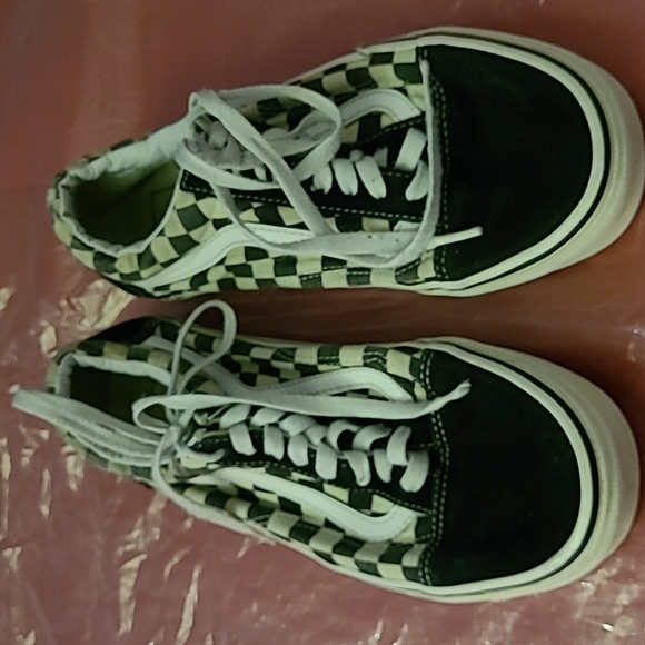 VANS Men's Checkerboard Off The Wall Sneakers - Picture 2 of 7